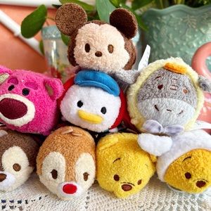 Disney Tsum Tsum Plush Donald Winnie Pooh Minnie Lotso Easter